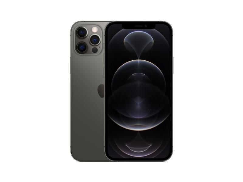Iphone 12 Pro   5g Smartphone   Dual Sim   Intern Hukommelse 512 Gb   Oled Skærm   6.1"   2532 X 1170 Pixels   3x Bagkamera 12 Mp, 12 Mp, 12 Mp fra Apple