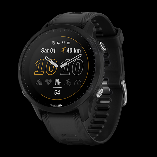 Garmin Forerunner 955 Gps 33mm Graphite Band   Black