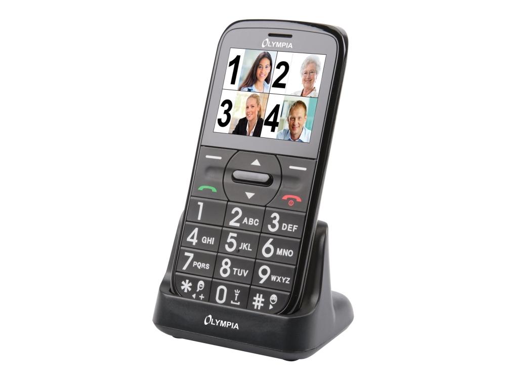 Happy Ii   Funktionstelefon   Dual Sim   Microsd Slot   Lcd Skærm fra Olympia