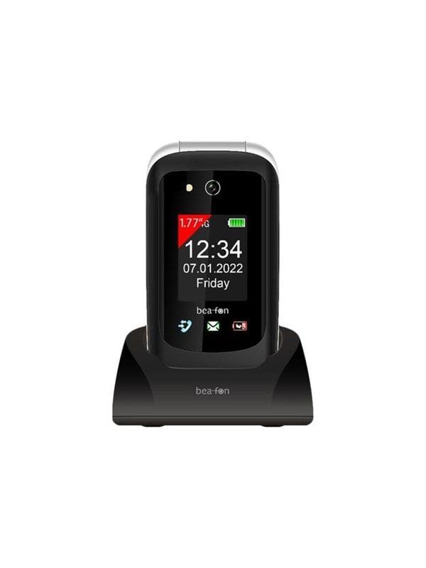 Beafon Silver Line SL720i 4G Telefon - Sort/Sølv