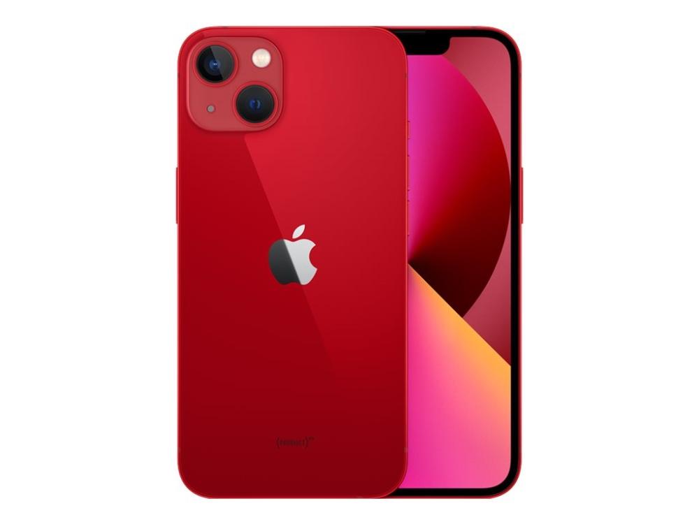 Iphone 13   (product) Red   5g Smartphone   Dual Sim   Intern Hukommelse 512 Gb   Oled Skærm   6.1"   2532 X 1170 Pixels   2x Bagkameraer 12 Mp fra Apple