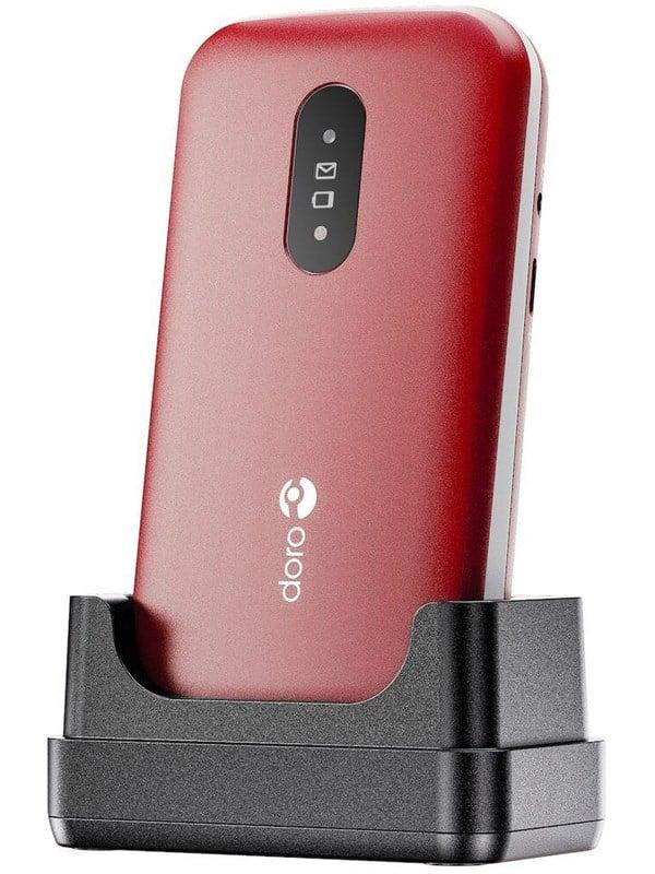 Doro 2821 4G Telefon i Rød - Fantastisk Tilbud!
