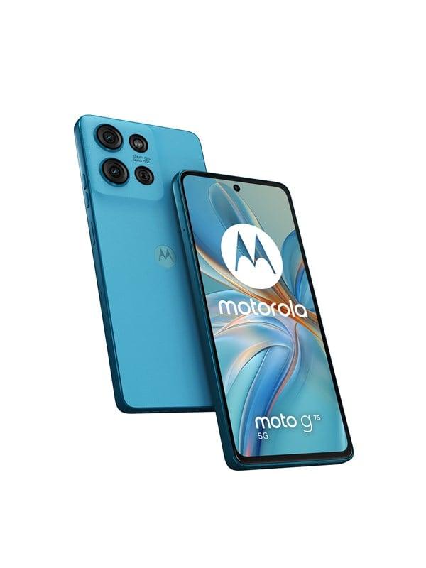 Moto G75 256GB Aqua Blue - Fantastisk Mobiltilbud!