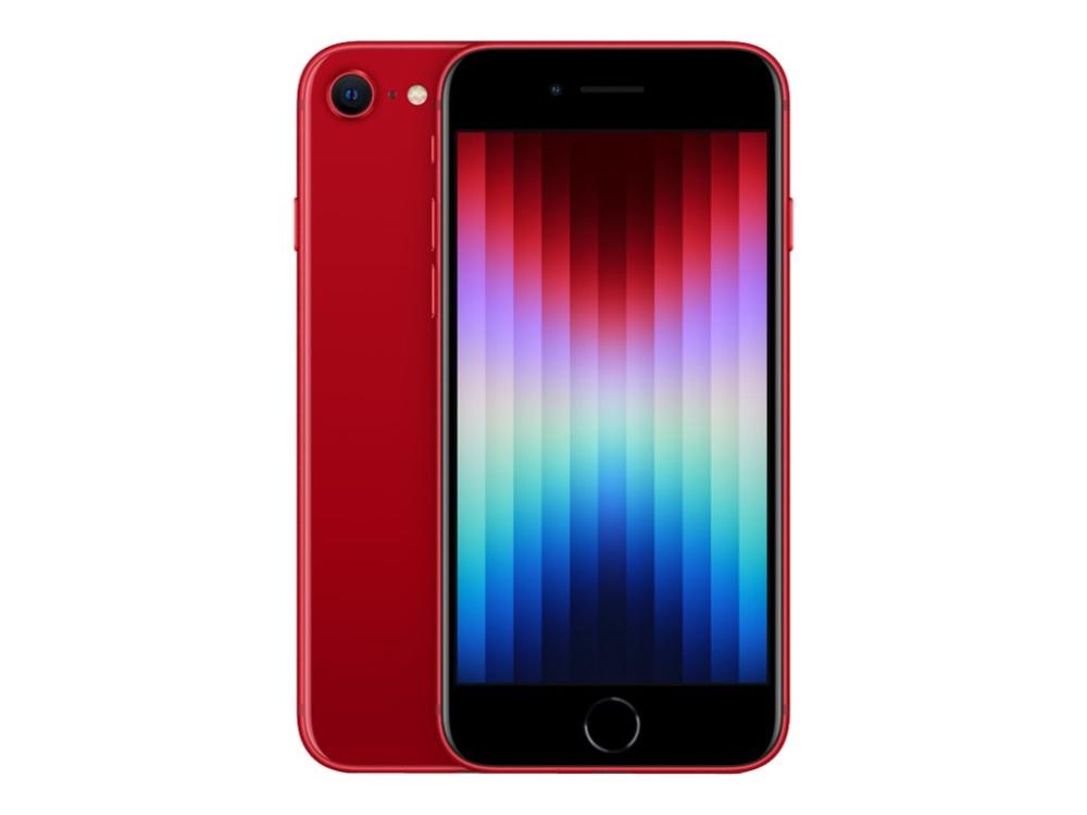 Iphone Se (3rd Generation)   (product) Red   5g Smartphone   Dual Sim   Intern Hukommelse 64 Gb   Lcd Skærm   4.7"   1334 X 750 Pixels   Rear C fra Apple