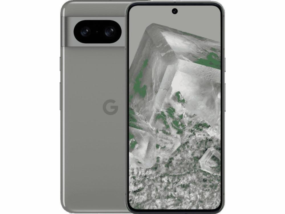 Pixel 8 , 15,8 Cm (6.2"), 1080 X 2400 Pixel, 8 Gb, 128 Gb, 50 Mp, Grøn, Grå fra Google