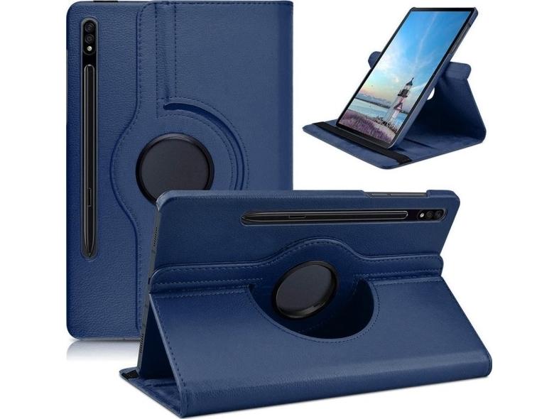 Tablet Etui Drejeligt Etui Til Samsung Galaxy Tab S7 Fe T736  T736 (blå) Universal fra Strado
