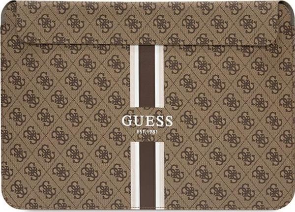 Etui   Etui   Sleeve Gucs16p4rpsw 16 Cali Brzowy Brown 4g Printed Stripes fra Guess