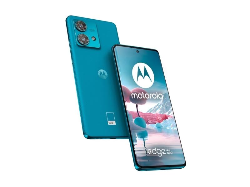 Edge 40 Neo, 16,6 Cm (6.55"), 12 Gb, 256 Gb, 50 Mp, Android 13, Blå fra Motorola