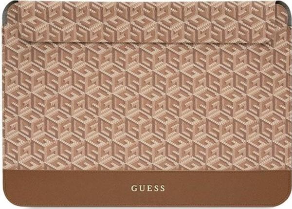 Etui     Sleeve Gucs14hgcfsew 14" Brzowy Brown Gcube Stripes fra Guess