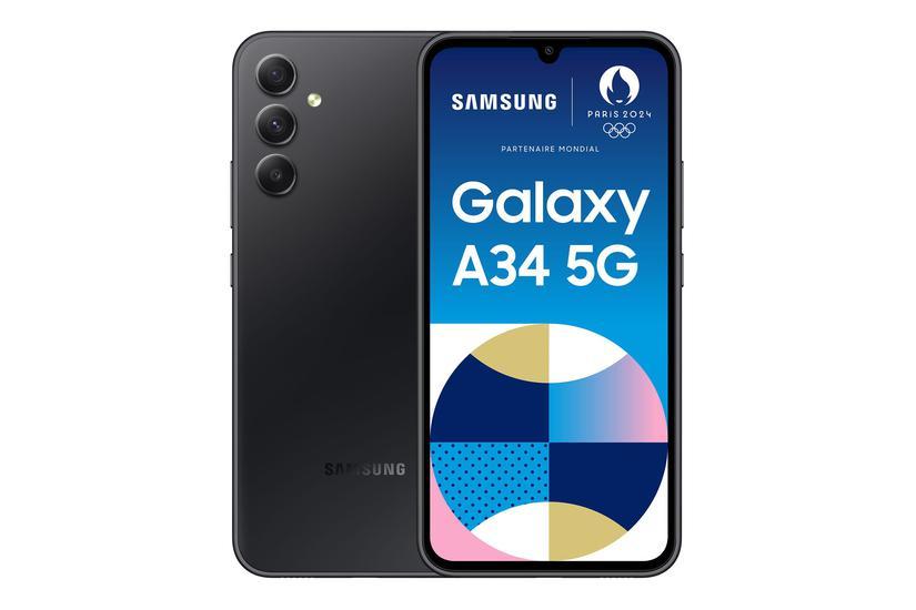Galaxy A34 5g   Fantastisk Grafit   5g Smartphone   128 Gb   Gsm fra Samsung