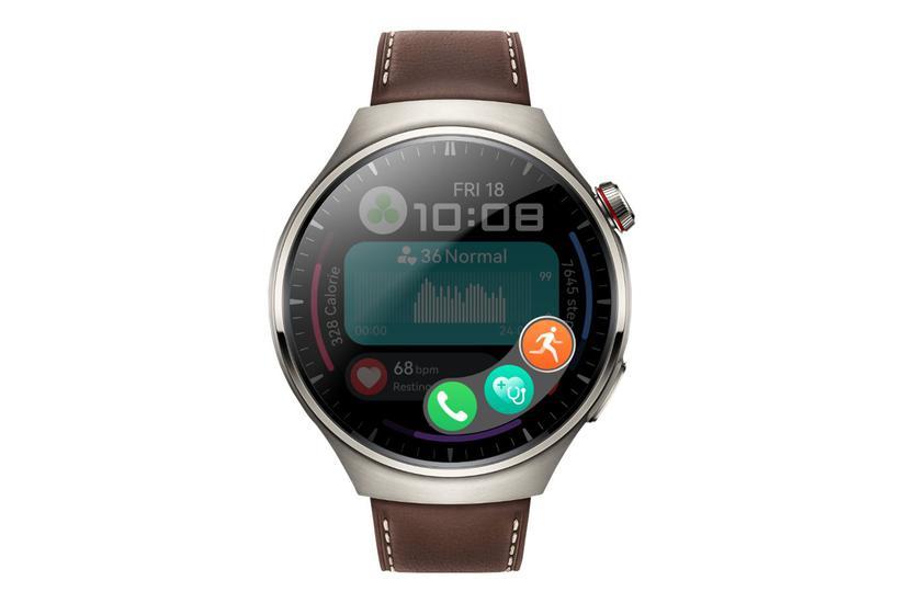 Watch 4 Pro   Titanium   Smart Ur Med Rem   Mørkebrun   32 Gb fra Huawei