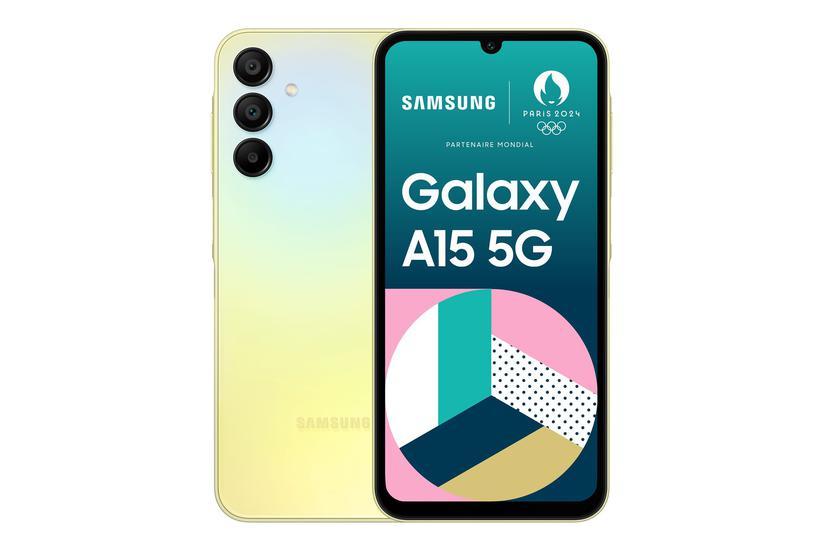 Galaxy A15 5g   Gul   5g Smartphone   128 Gb   Gsm fra Samsung
