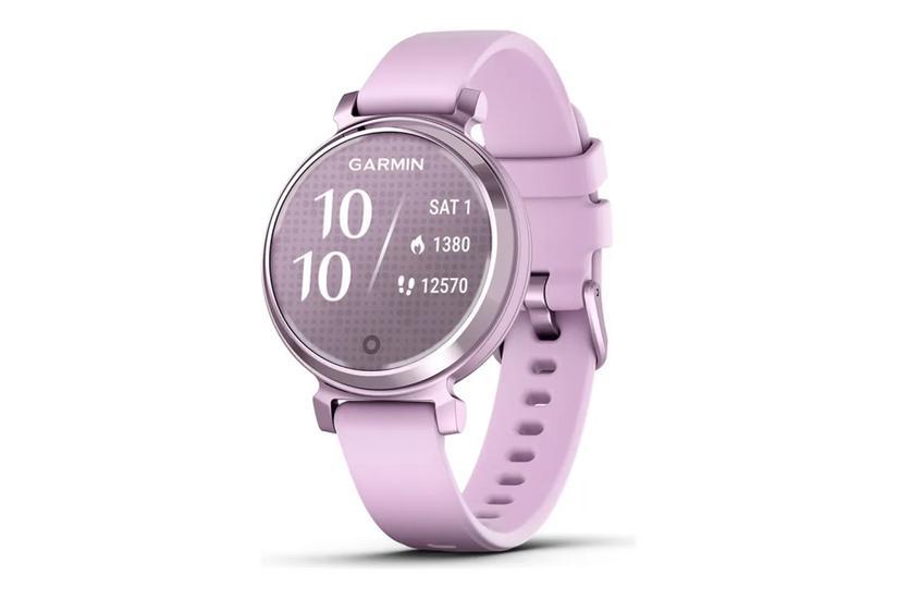 Lily 2   Metallisk Syrenfarvet   Smart Ur Med Bånd   Lyslilla fra Garmin