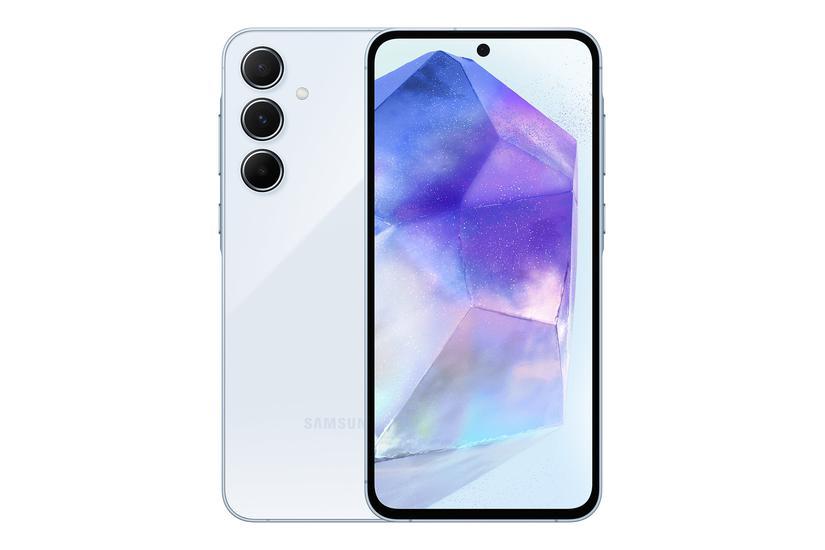 Galaxy A55   Fantastisk Isblå   5g Smartphone   256 Gb   Gsm fra Samsung
