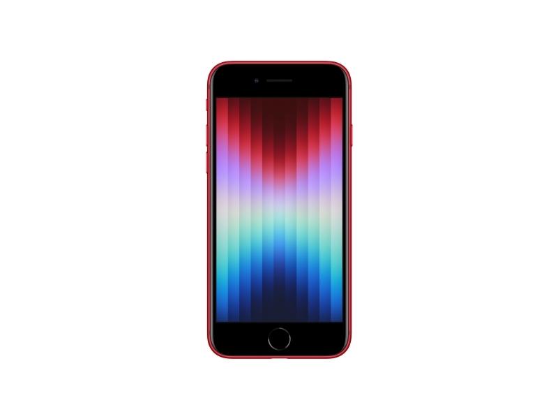 Iphone Se (3rd Generation)   (product) Red   5g Smartphone   Dual Sim   Intern Hukommelse 256 Gb   Lcd Skærm   4.7"   1334 X 750 Pixels   Rear fra Apple