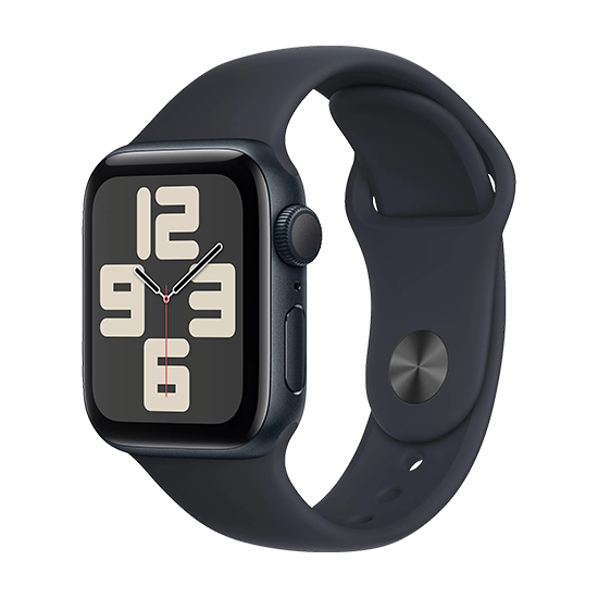 Apple Watch SE2 (2023) 40mm Alu med Sport Band - Midnight