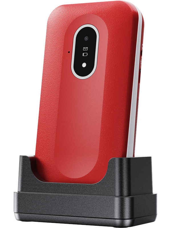 Doro Leva L21 4G Klaptelefon - Rød, Tydelige Samtaler