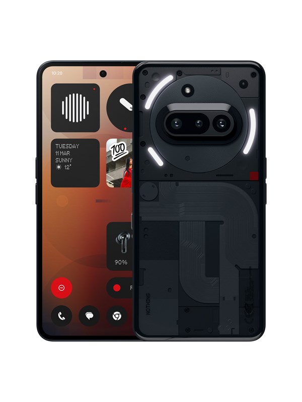Nothing Phone (3a) 256GB - Sort - Fantastisk tilbud!