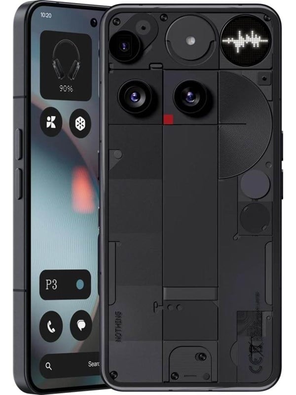 Nothing Phone (3) 512GB - Black med Glyph-interface