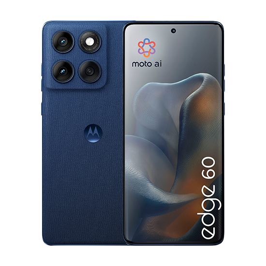 Motorola Moto Edge 60 5G - 256GB i Blå - Uden Abonnement