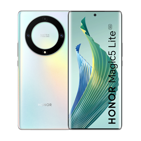 Honor Magic5 Lite 5G - 256GB Sølv uden abonnement