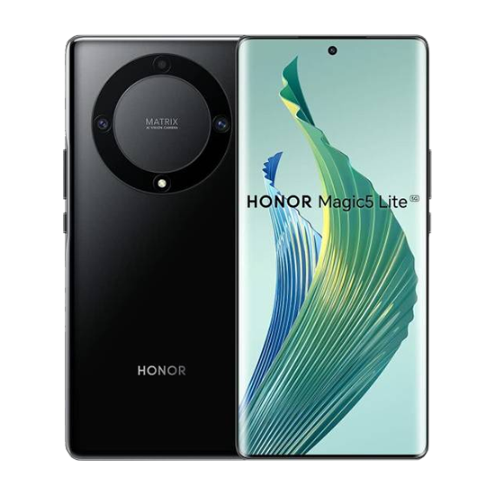 Honor Magic5 Lite 5G - 128GB Sort uden abonnement