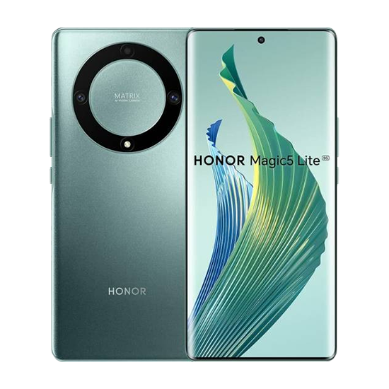 Honor Magic5 Lite 5G (128GB, Grøn) - Uden abonnement